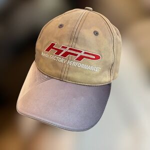 VTG Honda Factory Performance Hat Mens OSFA Tan HFP Racing JDM Strapback Dad Cap
